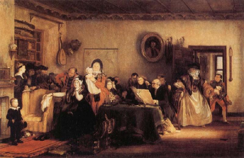 Reading the Will, Sir David Wilkie